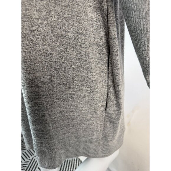 Gap Womens Heather Gray Open Front Cardigan Sweater Long Sleeve Lightweight L - Picture 14 of 16